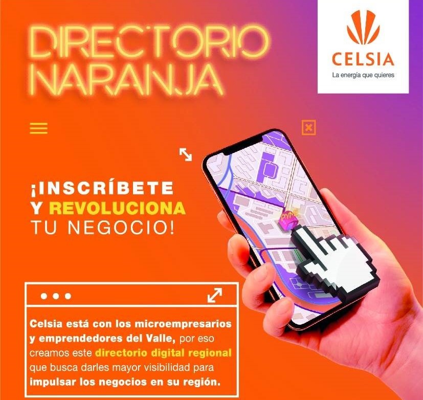 Celsia lanza Directorio Naranja para apoyar pymes, emprendimientos y compras locales en Valle y Tolima