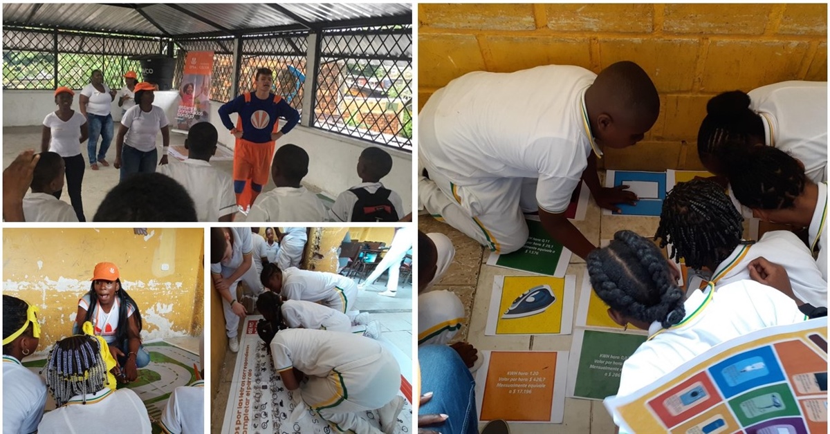 En 2020, Superenérgico continuará llegando a las instituciones educativas de Buenaventura a enseñarles a los niños sobre el uso eficiente de la energía