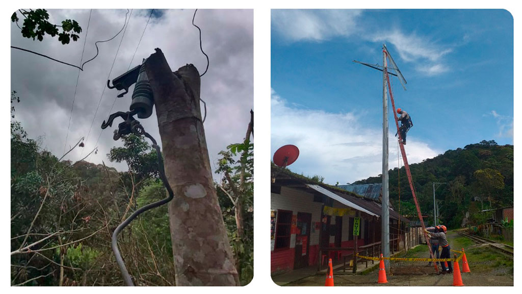 Celsia hace un llamado a la comunidad para que cuide las obras que se realizan para mejorar la calidad del servicio de energía