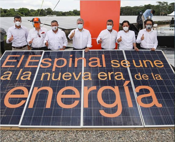 Celsia inaugura en El Espinal la primera granja solar del Tolima que genera 9,9 megavatios de energía limpia