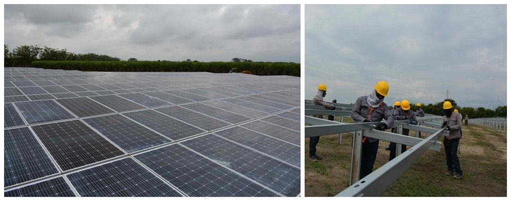 En Candelaria, construimos nueva granja fotovoltaica. 23 mujeres hicieron parte de su construcción