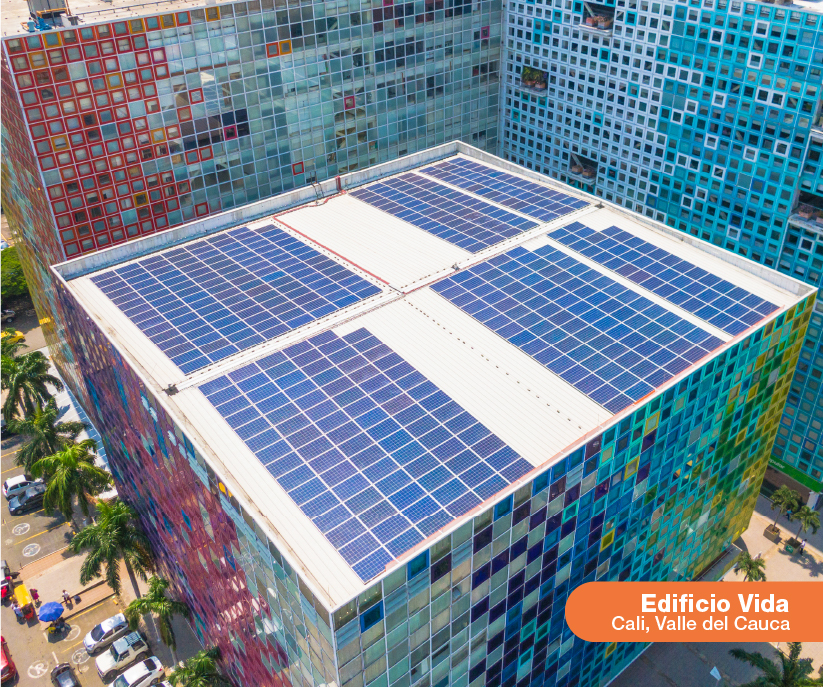 Energía Solar en Colombia: Edificio Vida