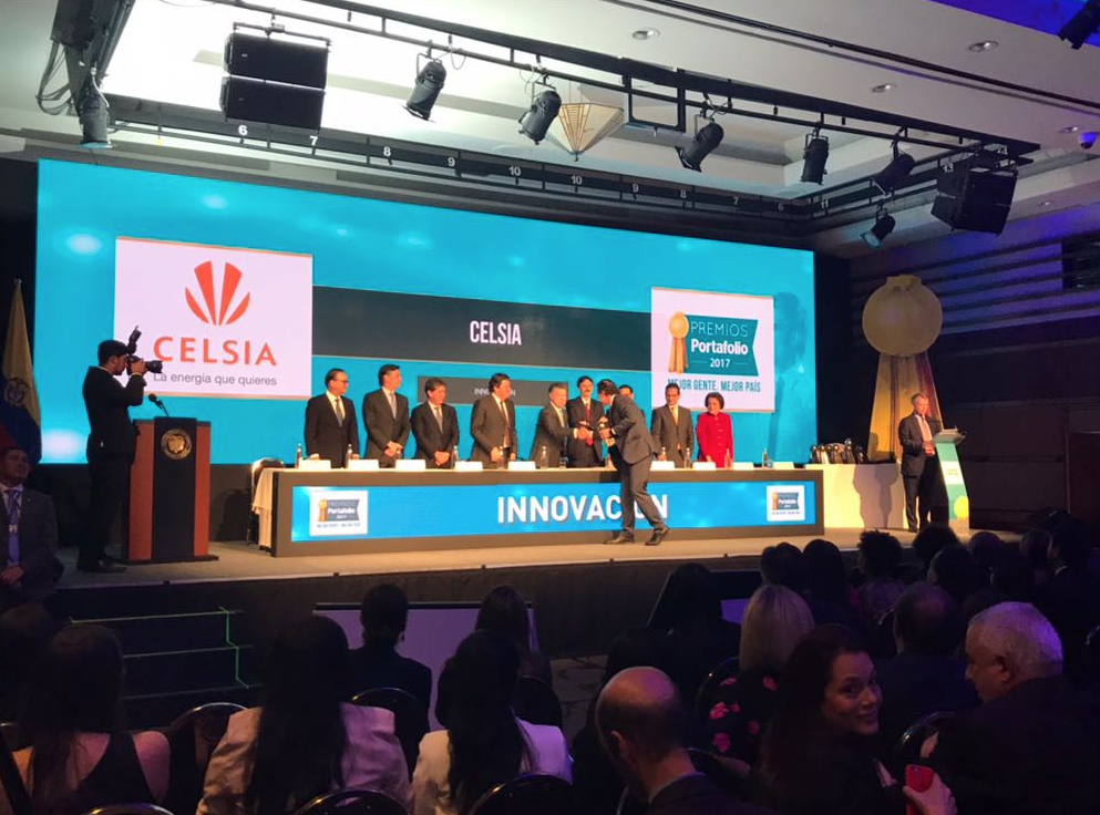 Celsia ganador en la categoría Innovación de los Premios Portafolio 2017