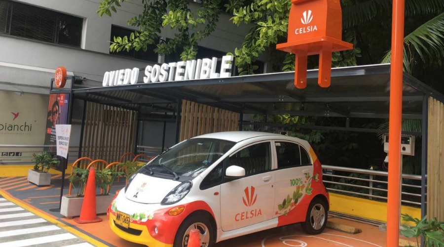 Celsia inauguró primera estación de carga de vehículos eléctricos en Centro Comercial Oviedo de Medellín