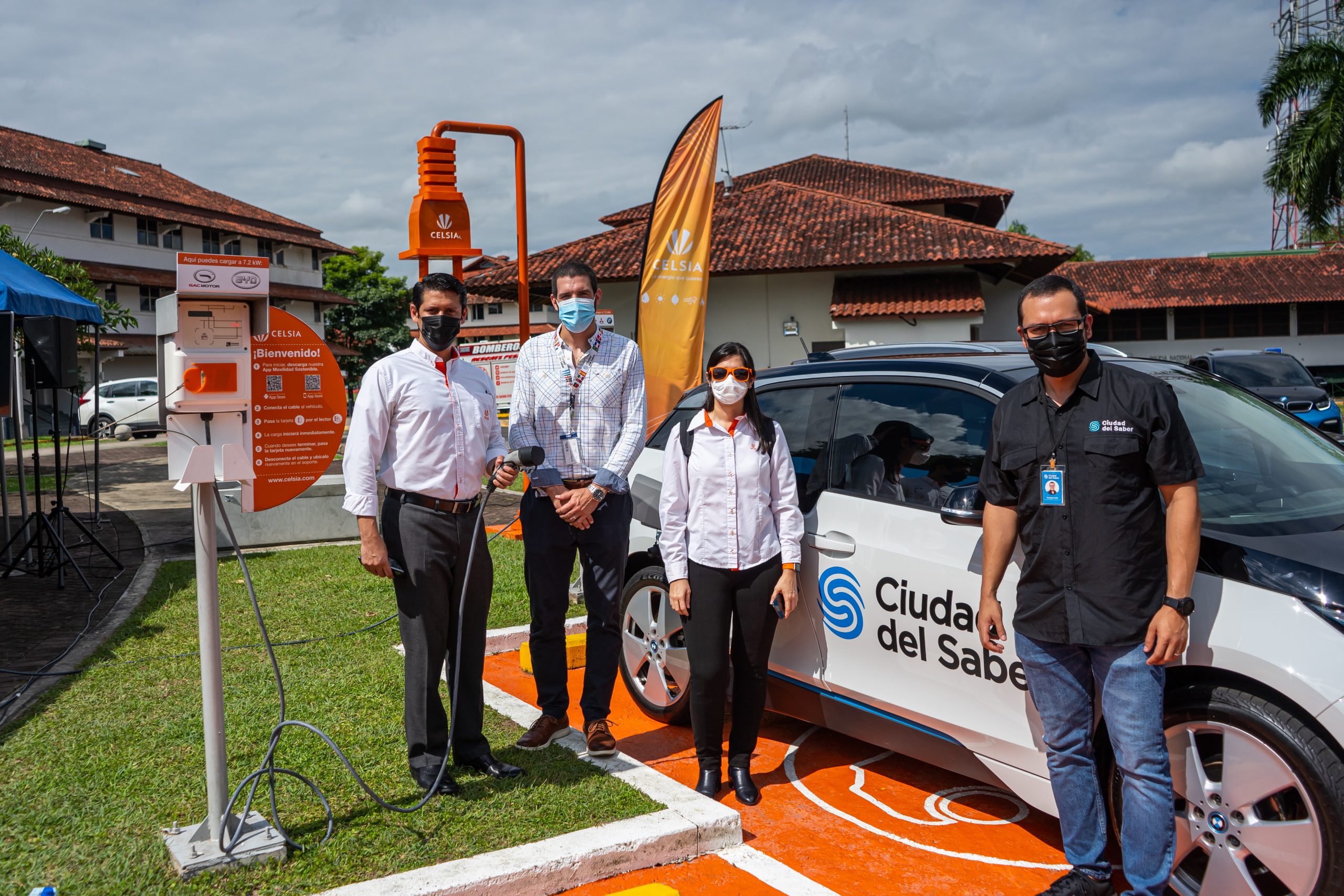 En Panamá, Celsia y Ciudad del Saber inauguran estación de recarga para vehículos eléctricos