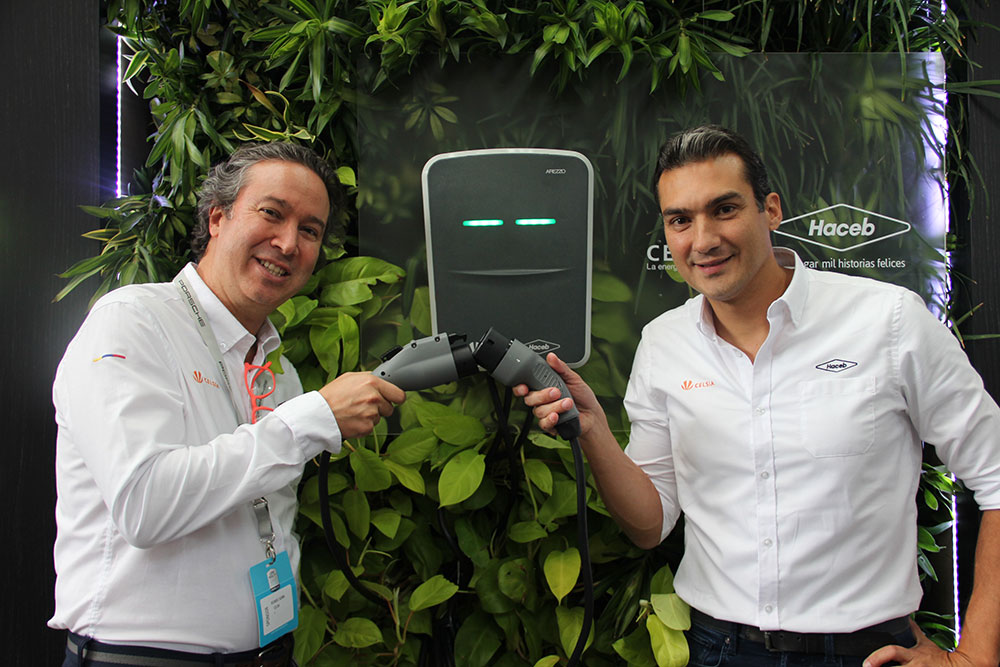 Celsia y Haceb lanzan la primera estación de recarga de vehículos eléctricos para hogares, hecha en Latinoamérica