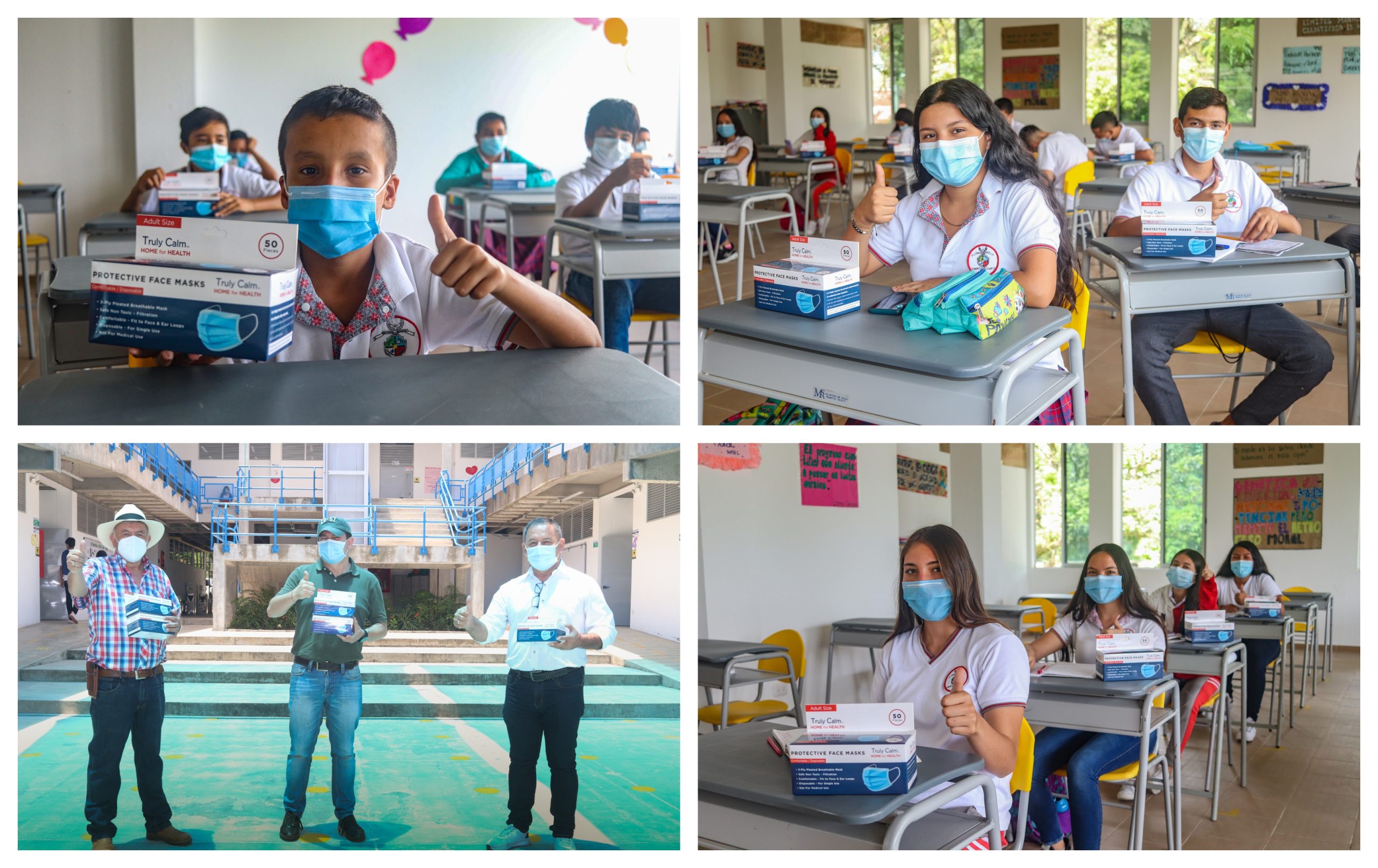 Celsia entrega 680.000 tapabocas para estudiantes y maestros de 14 municipios del Tolima