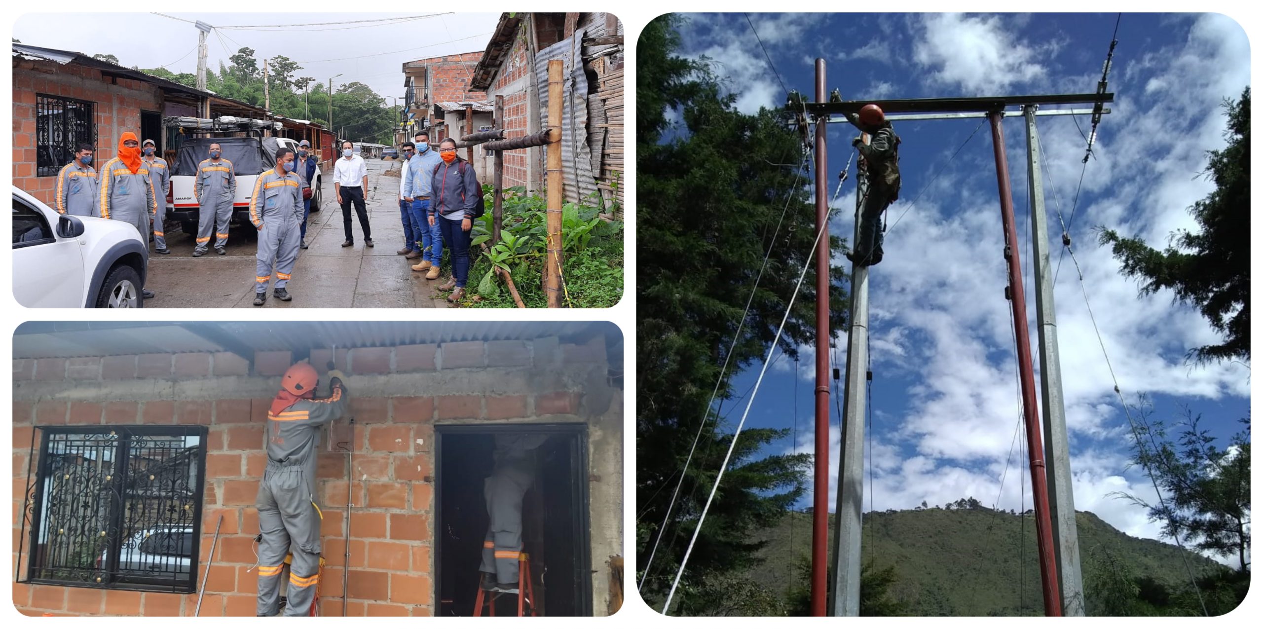 Celsia se encuentra normalizando el servicio de energía a 165 familias de varios municipios del Valle
