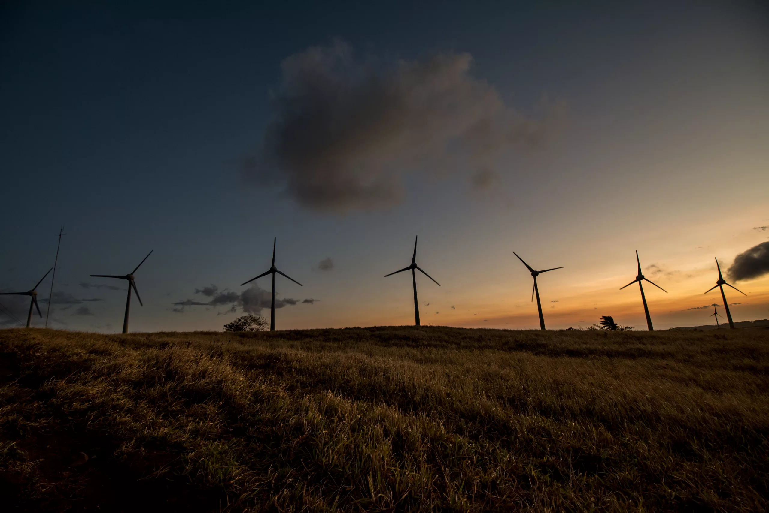 Wind power plants