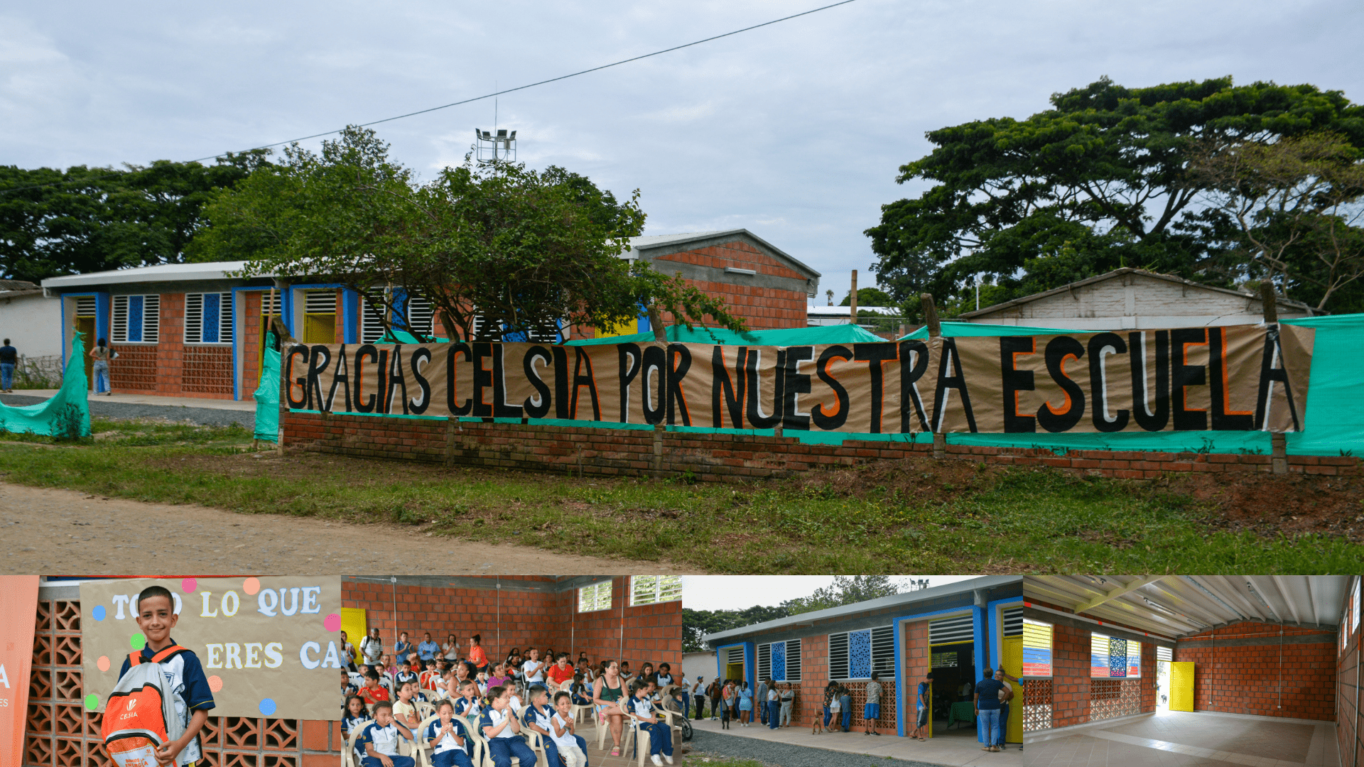 Renace sede educativa en Caucaseco en Palmira, dos aulas en ruina fueron nuevamente construidas por Celsia