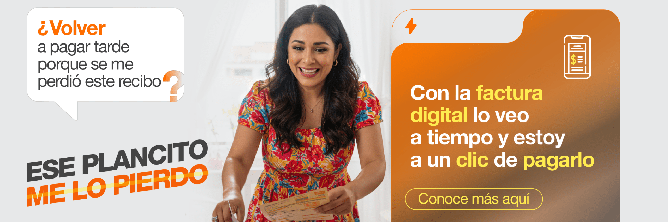 Tu factura digital de energía, menos papel, más planeta